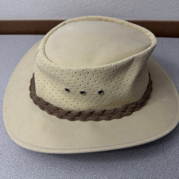 Aussie Chiller Mens XL Golf Outdoors Soakable Packable Faux Suede Braided Band - Picture 5 of 12